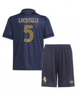 Juventus Manuel Locatelli #5 Kolmaspaita Lasten 2024-25 Lyhythihainen (+ shortsit)